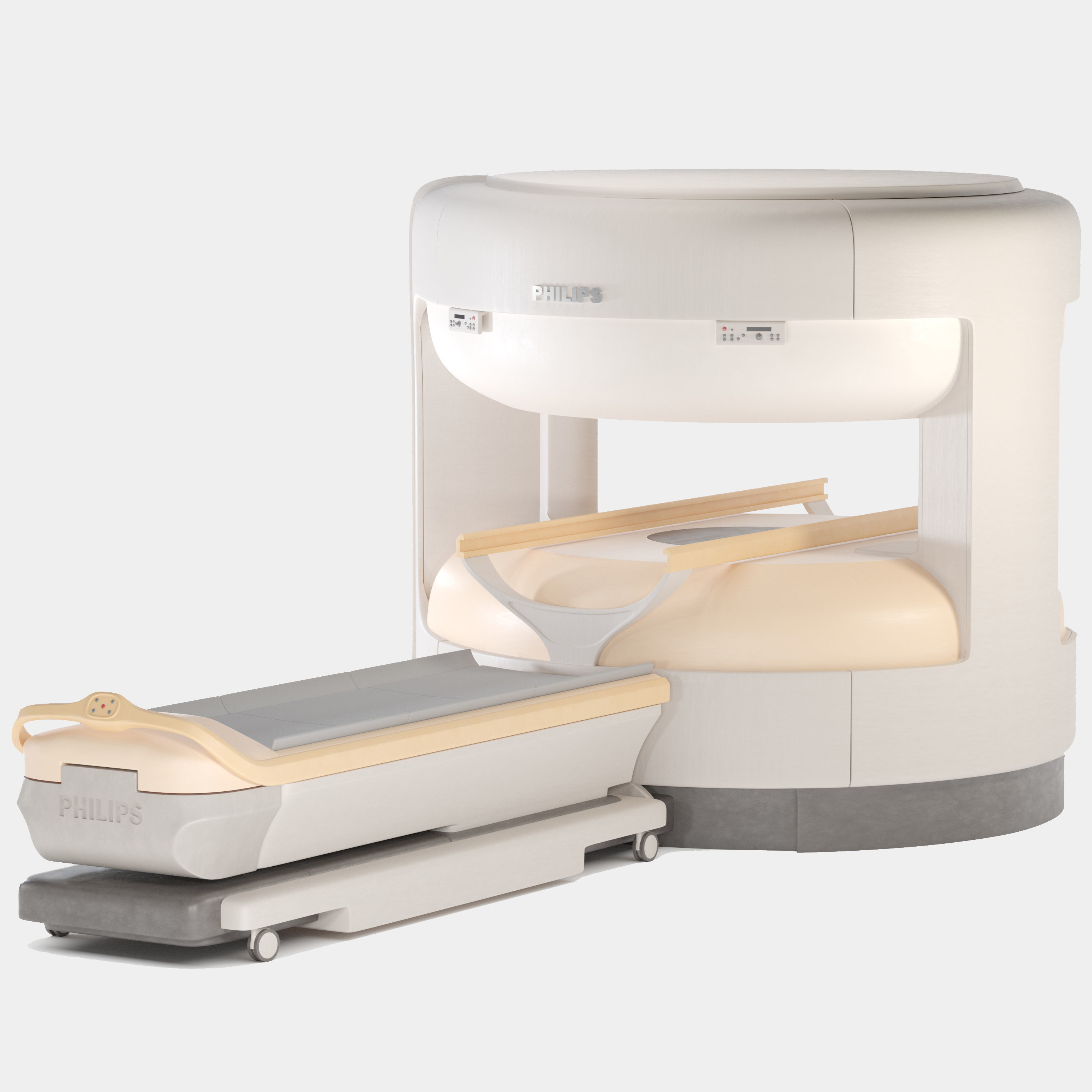 Philips Panorama HFO Open MRI Scanner Low-poly 3D model_2