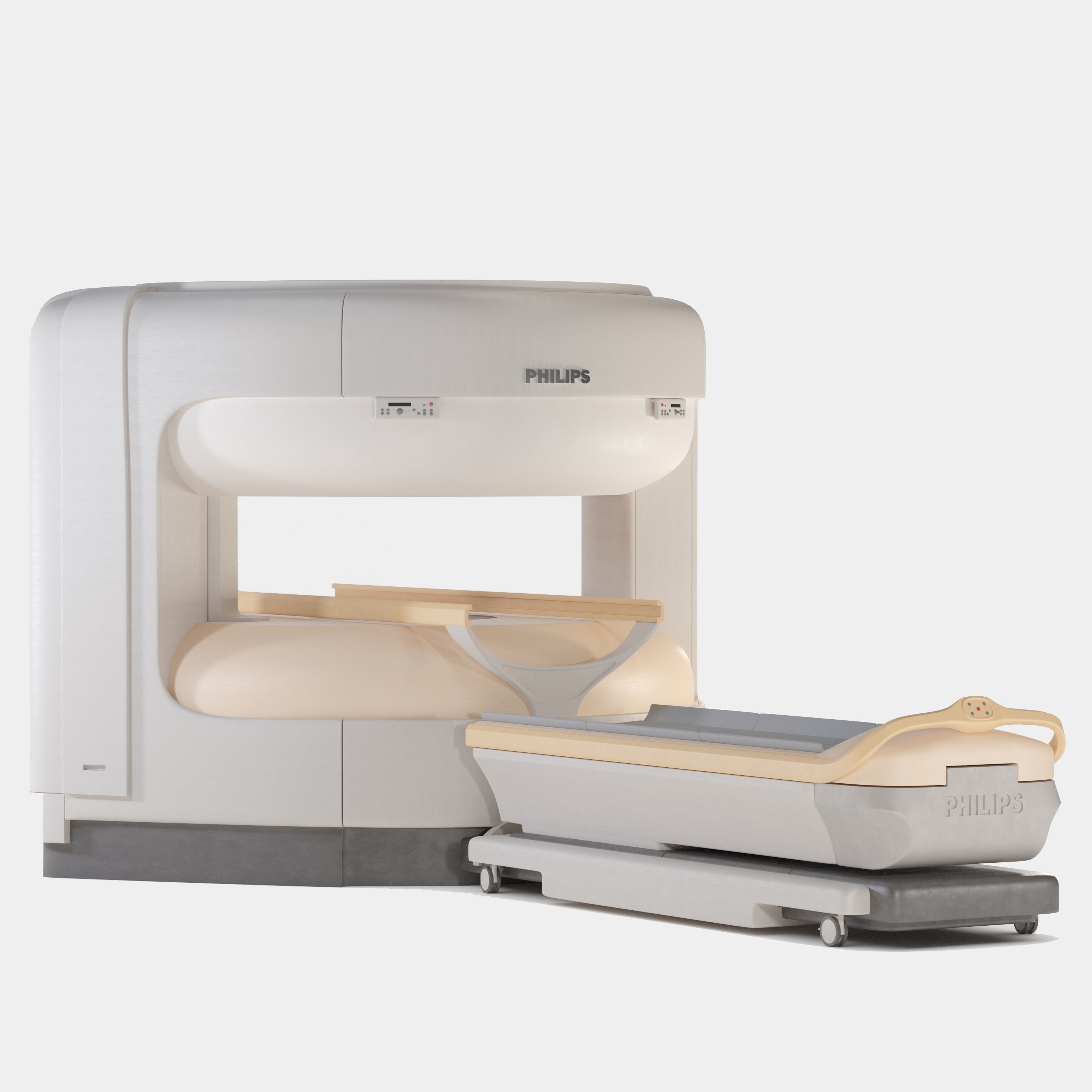 Philips Panorama HFO Open MRI Scanner Low-poly 3D model_1