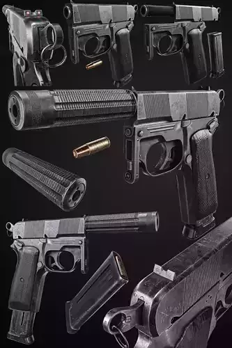 Z69   Small  Concept Pistol 8K Textures