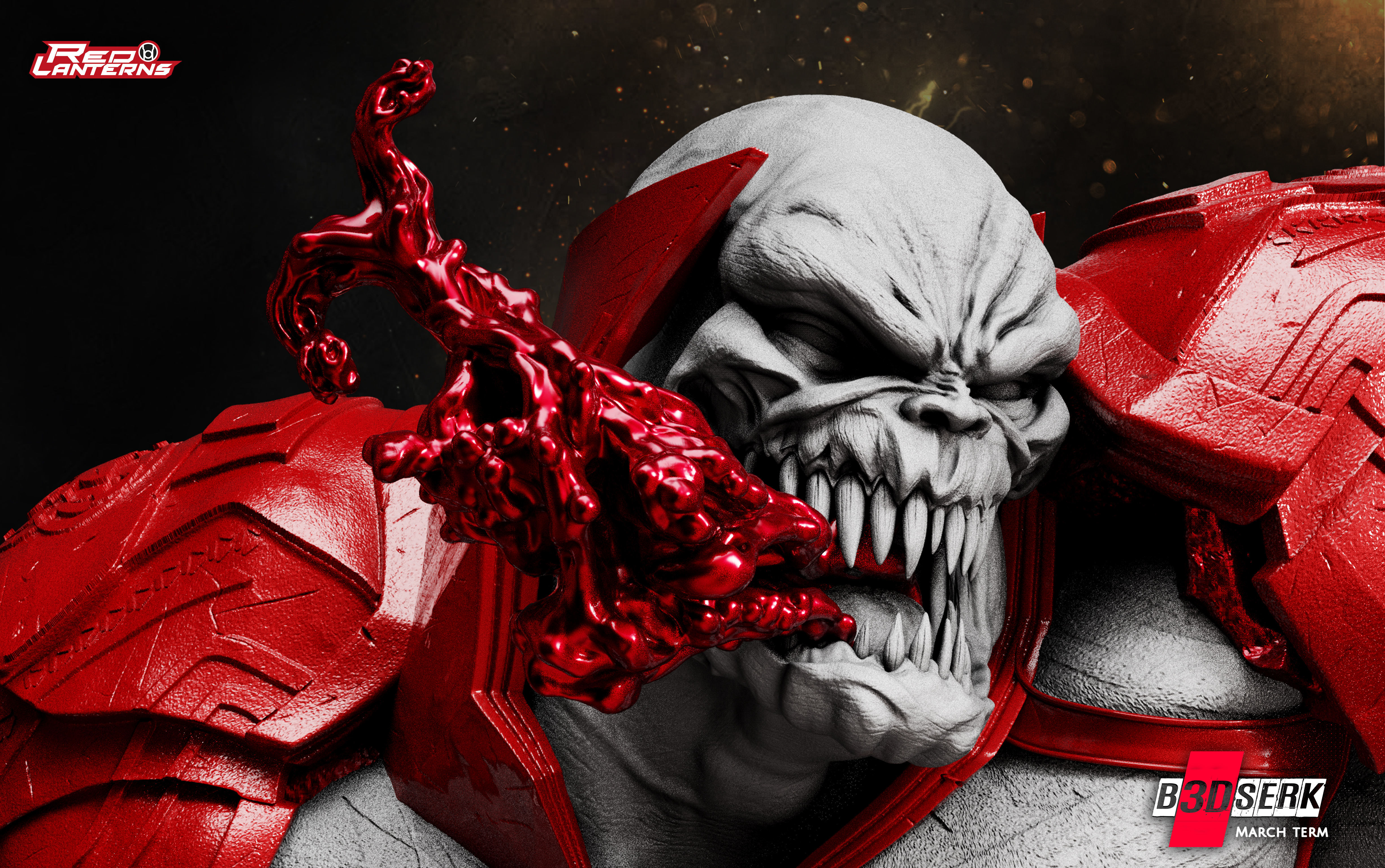 B3DSERK March Term Atrocitus Sculpture 3D print model 3D print model_5