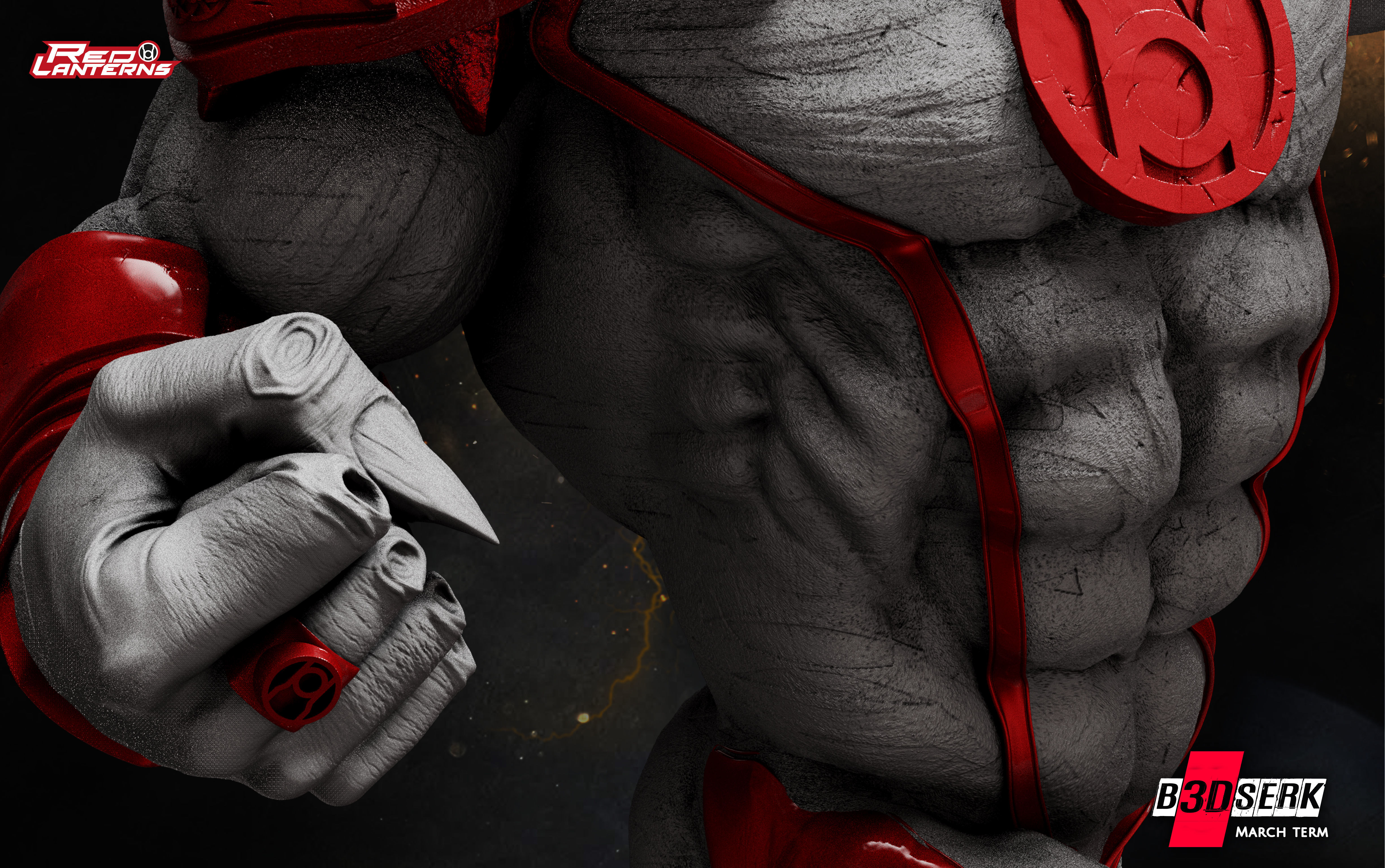 B3DSERK March Term Atrocitus Sculpture 3D print model 3D print model_14