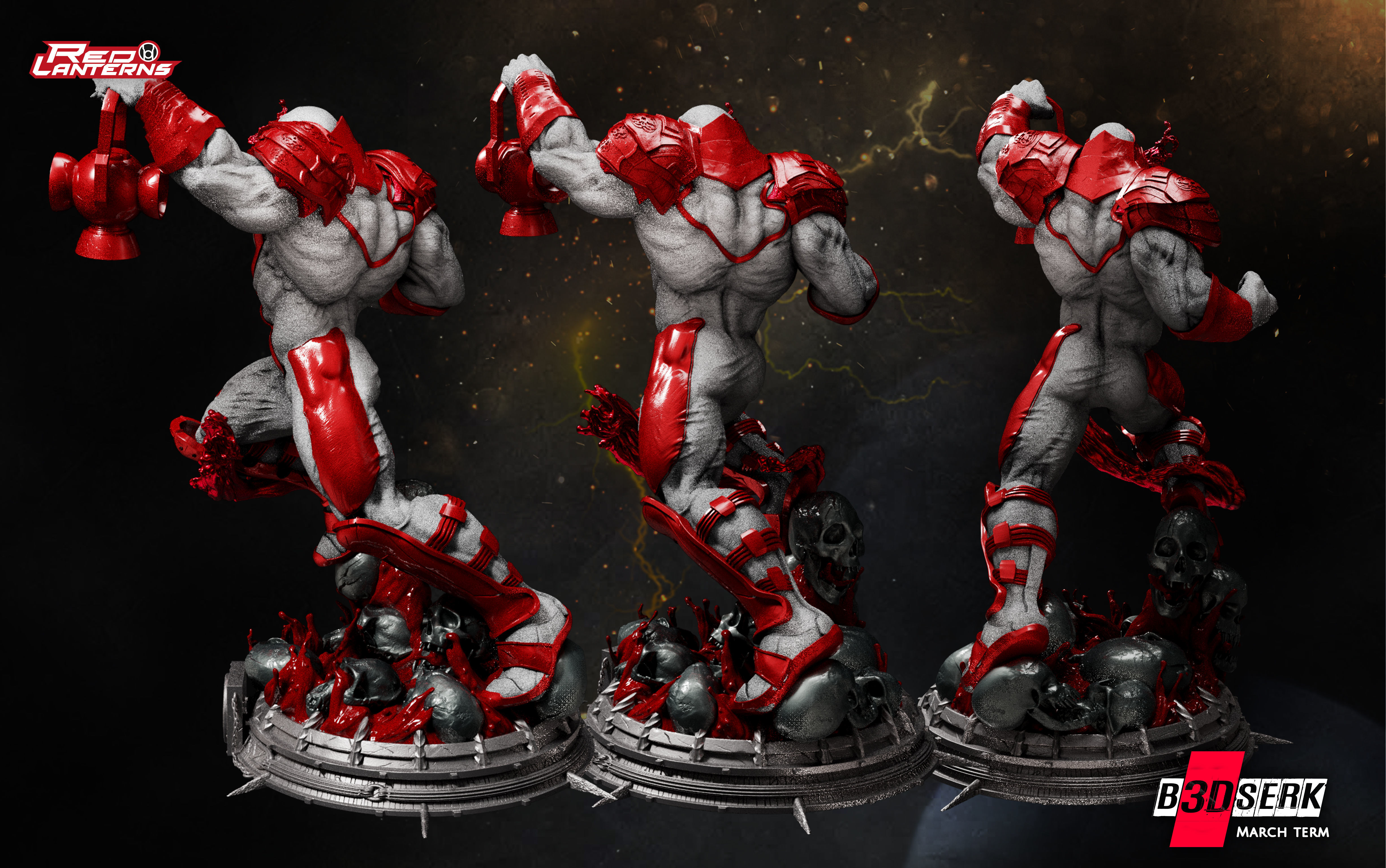 B3DSERK March Term Atrocitus Sculpture 3D print model 3D print model_3