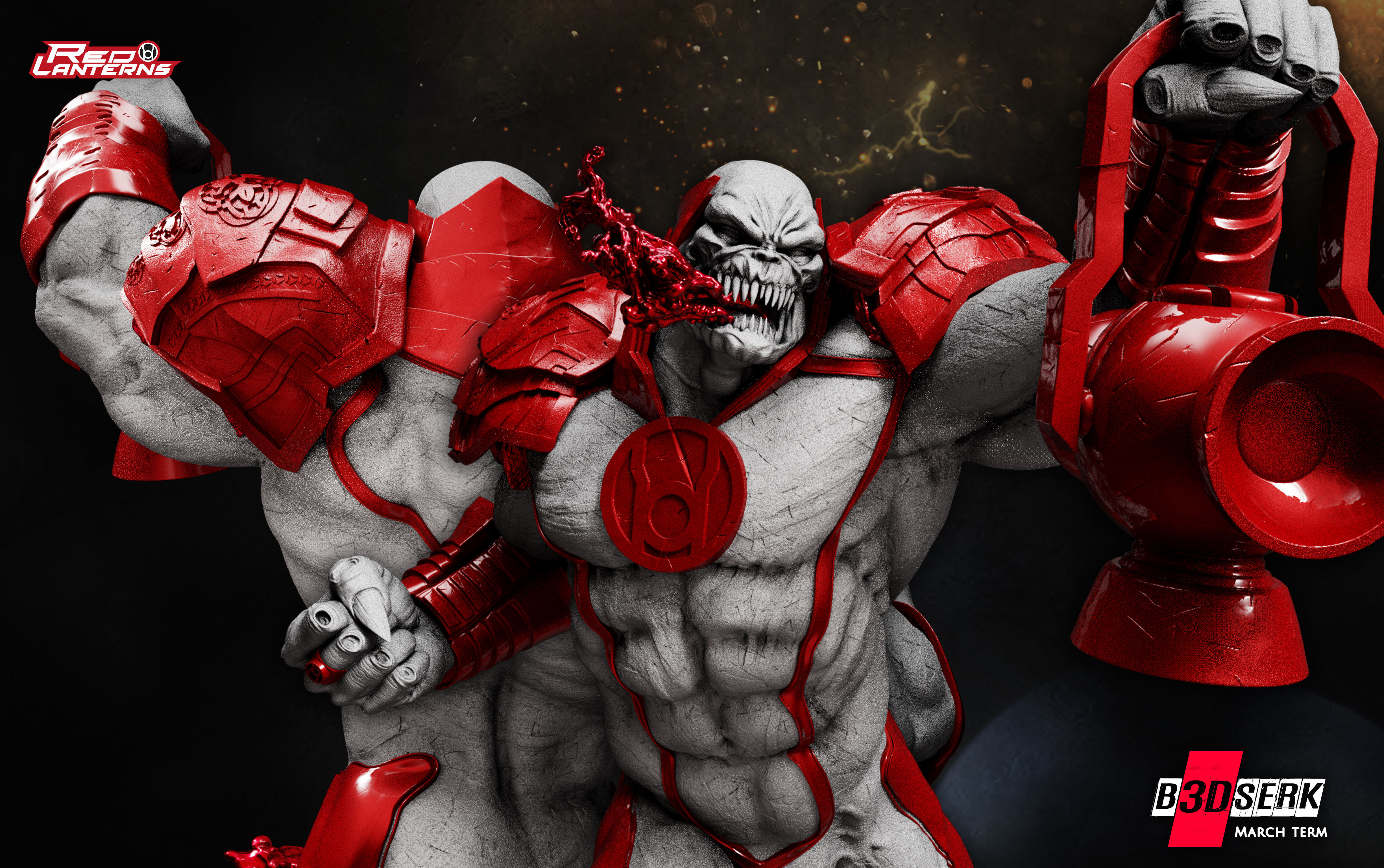 B3DSERK March Term Atrocitus Sculpture 3D print model 3D print model_6