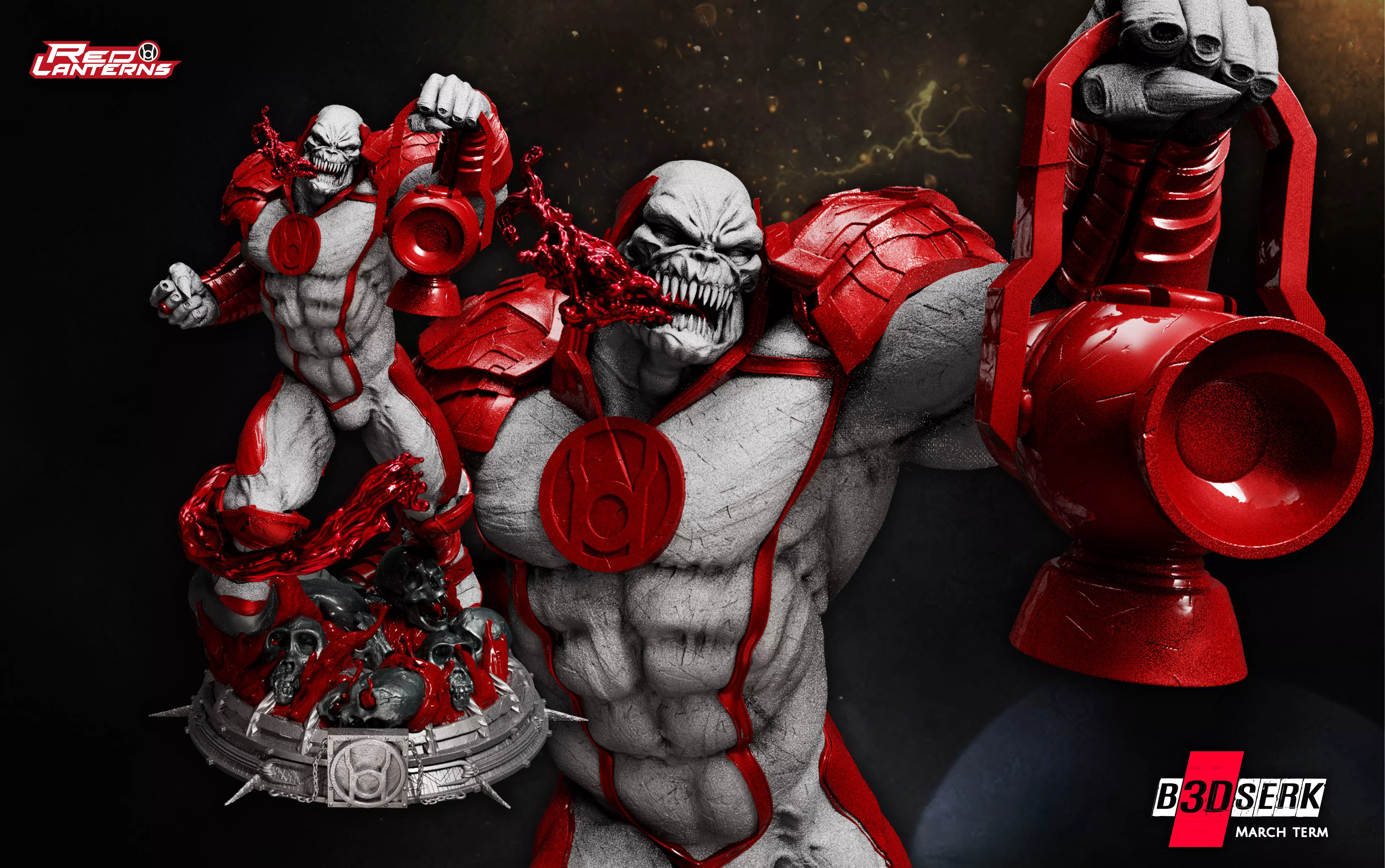 B3DSERK March Term Atrocitus Sculpture 3D print model 3D print model_0
