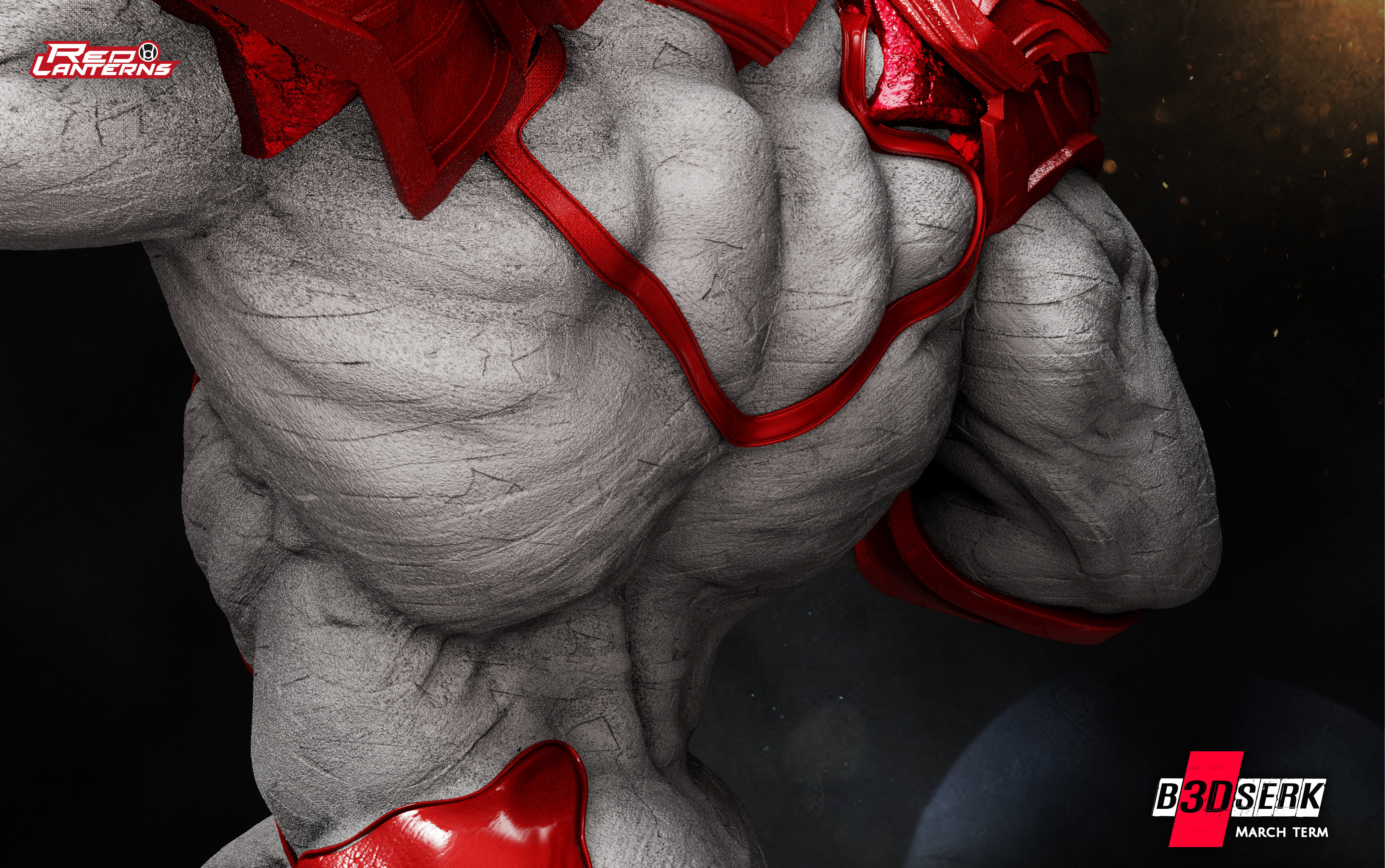 B3DSERK March Term Atrocitus Sculpture 3D print model 3D print model_10