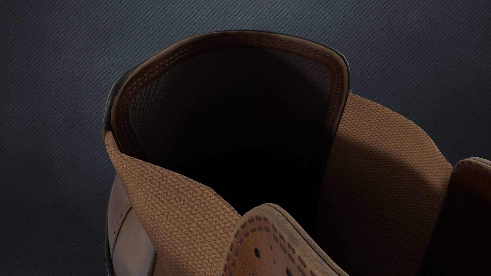 Vance Co Garrett Men Boots - 4 Color Variations Included Low-poly 3D model_12