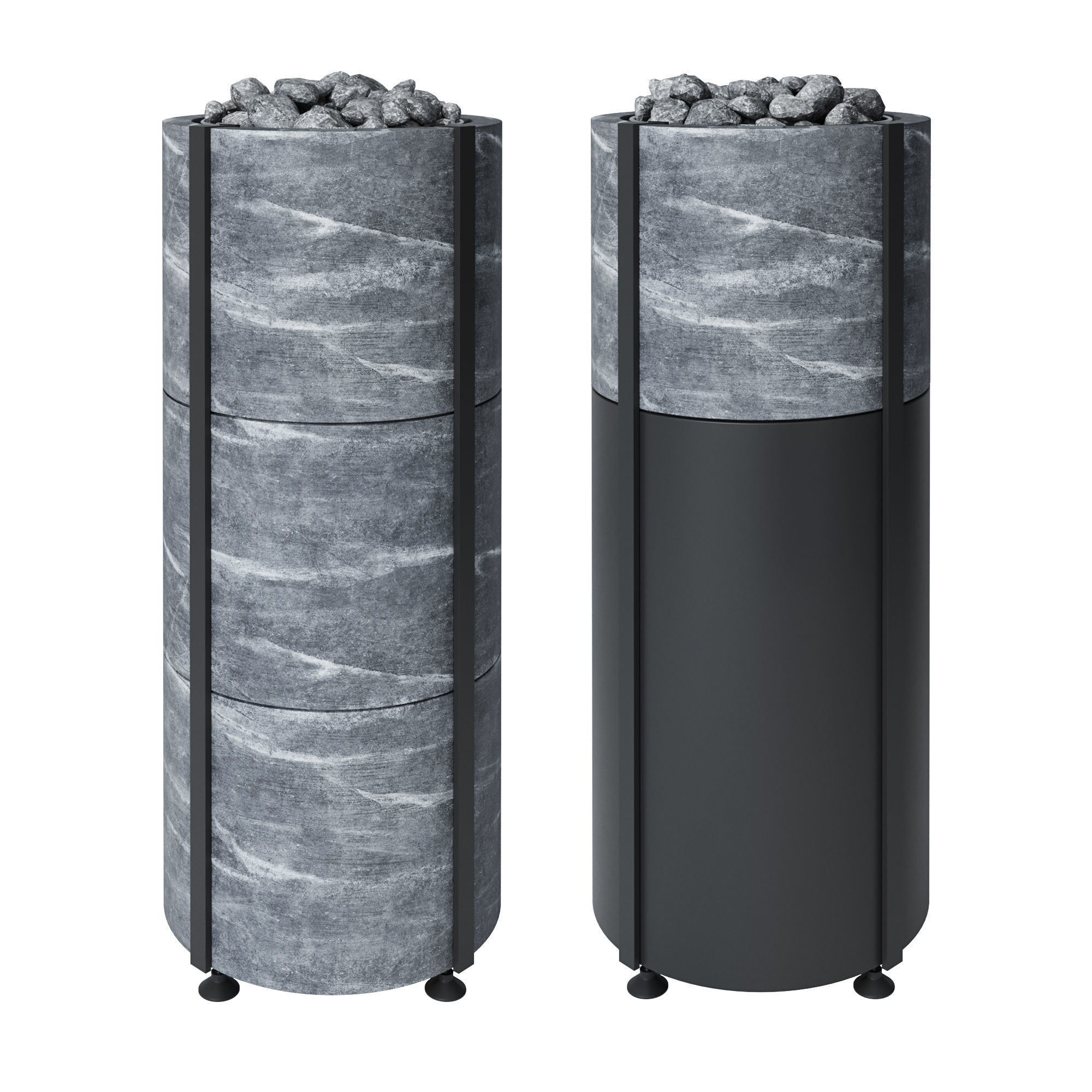 Electric Heaters Set9 Tulikivi Naava Nobile 3D model_3