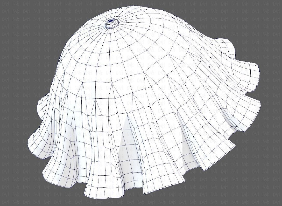 Cap V24 Low-poly 3D model_44