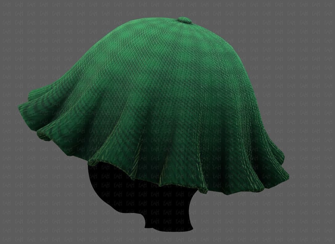 Cap V24 Low-poly 3D model_22