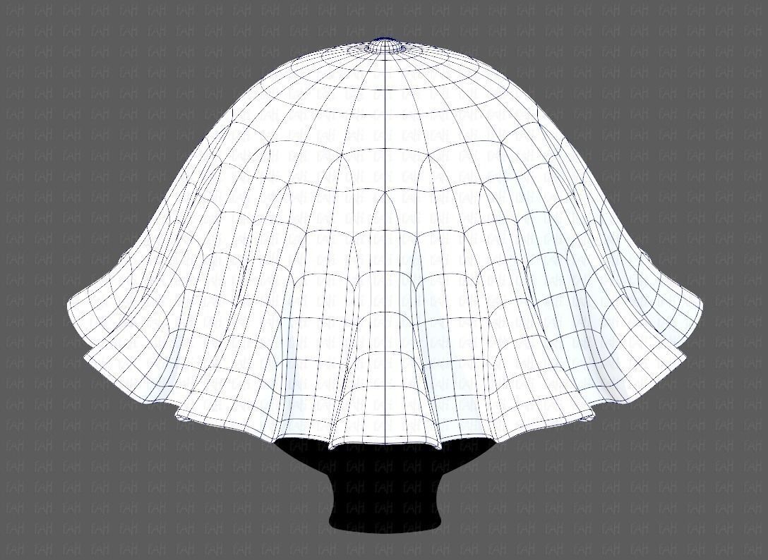 Cap V24 Low-poly 3D model_13