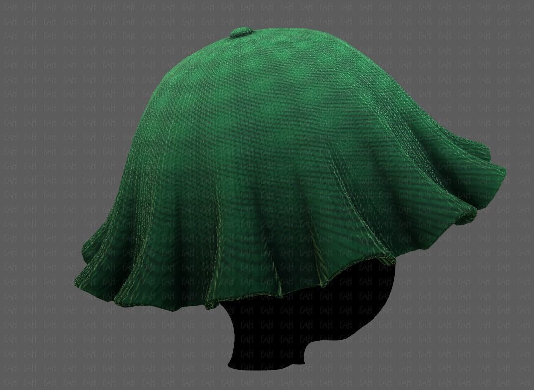 Cap V24 Low-poly 3D model_20