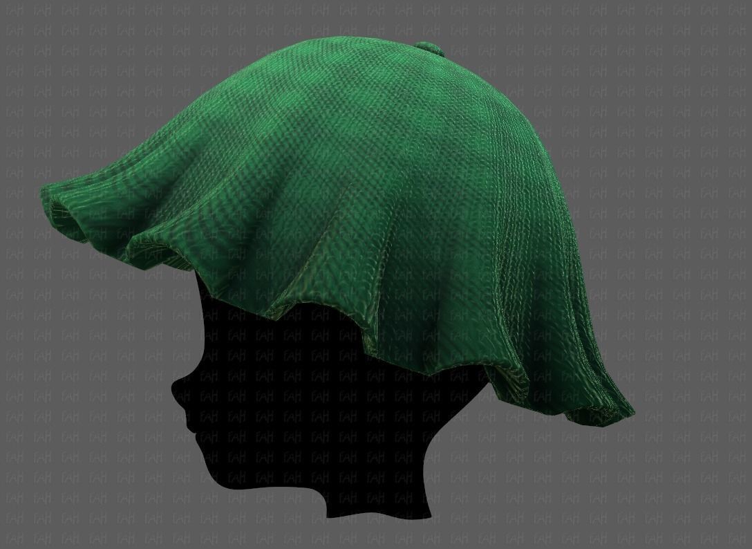 Cap V24 Low-poly 3D model_23