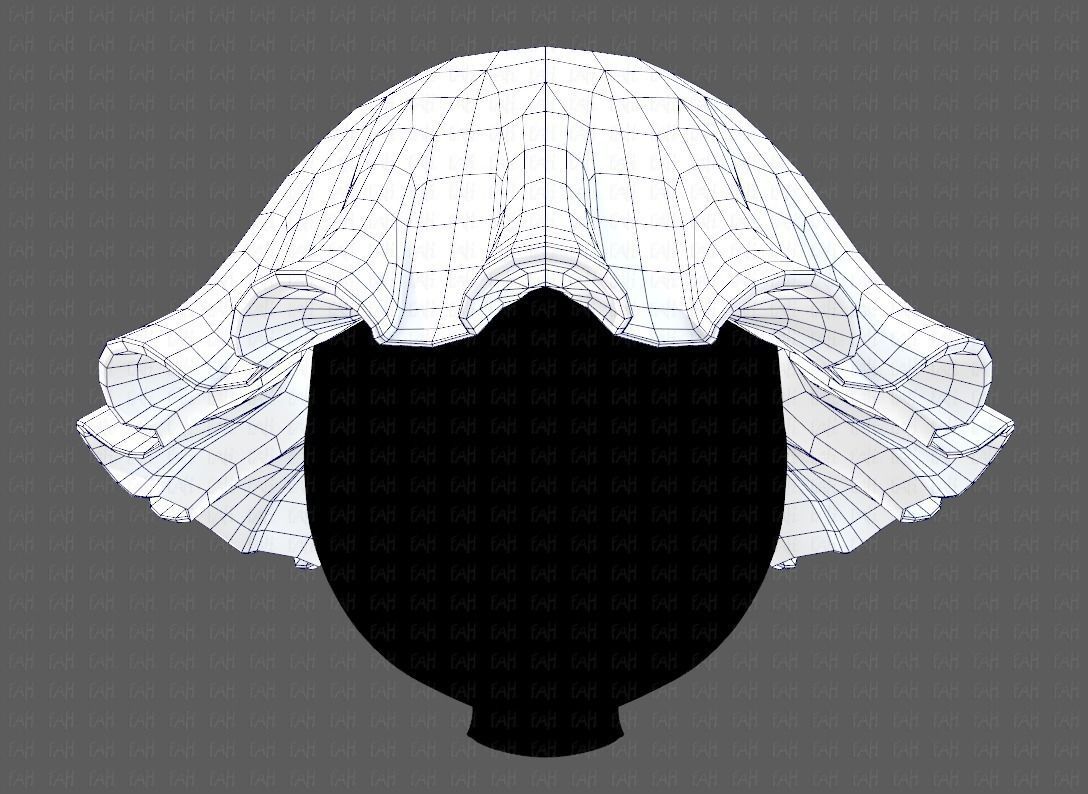 Cap V24 Low-poly 3D model_25