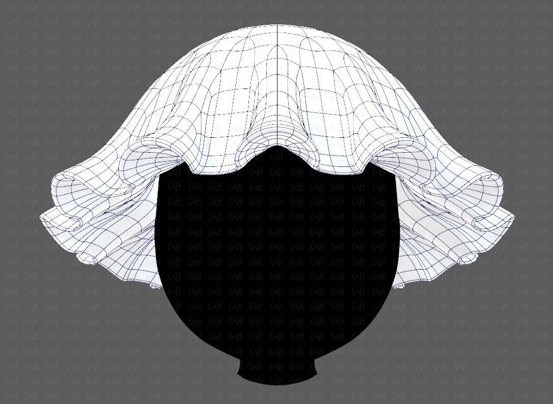 Cap V24 Low-poly 3D model_9