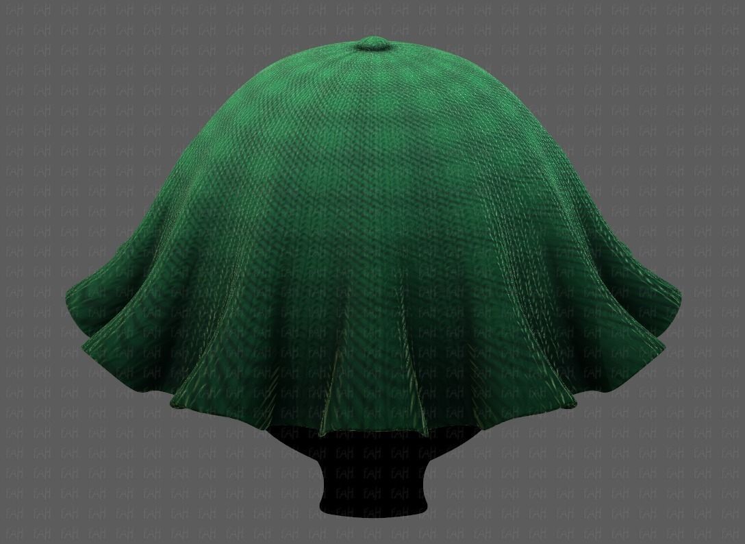 Cap V24 Low-poly 3D model_5