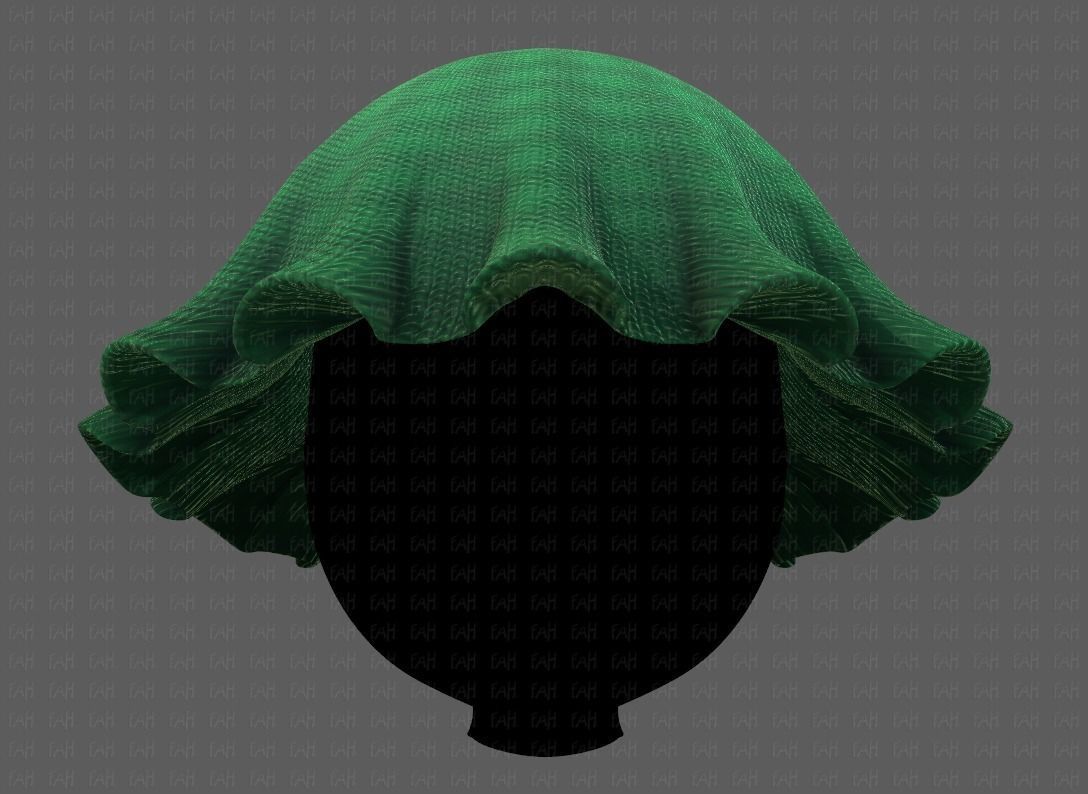 Cap V24 Low-poly 3D model_1