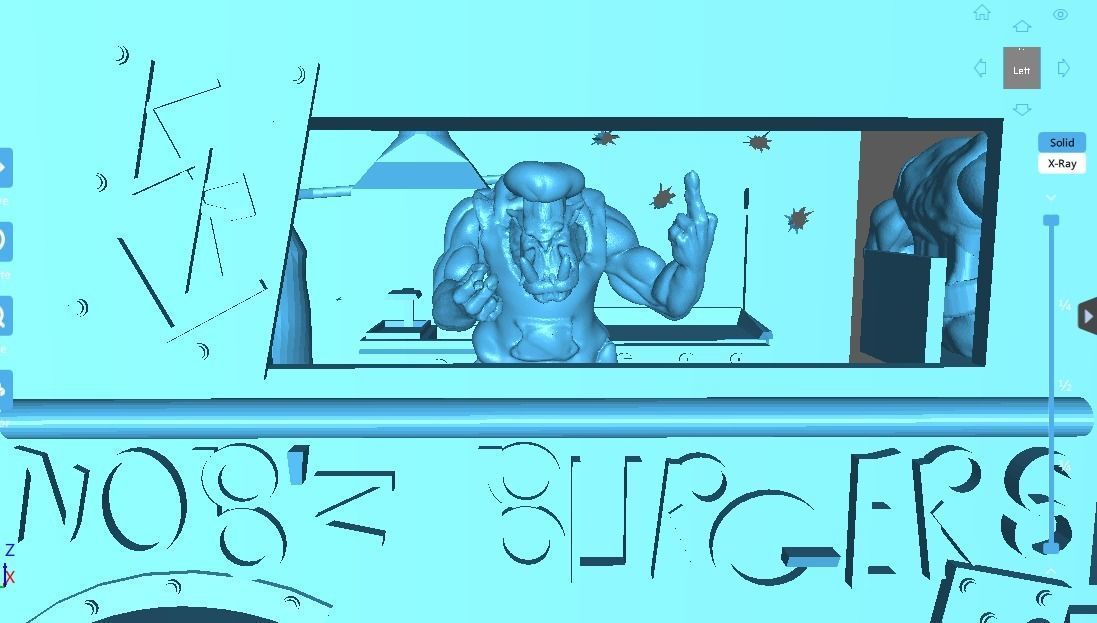 Nobz Burgers 3D print model_1