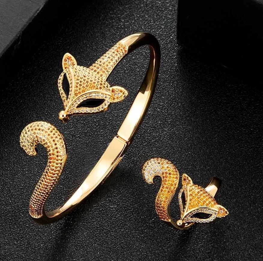 set fox jewelry 3D model_7