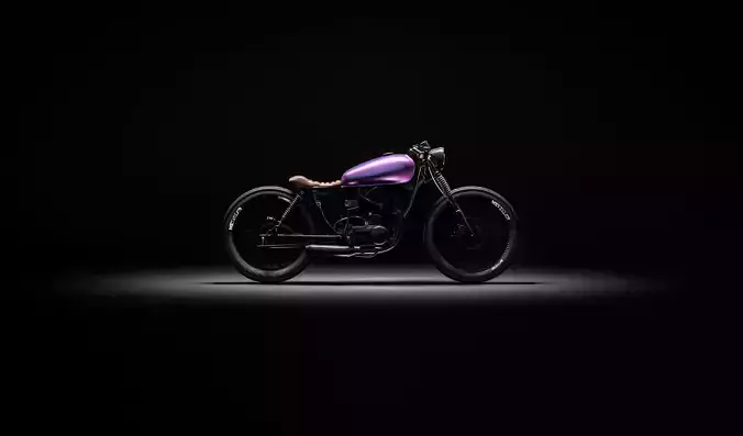 Honda CG125 Caferacer  3D model