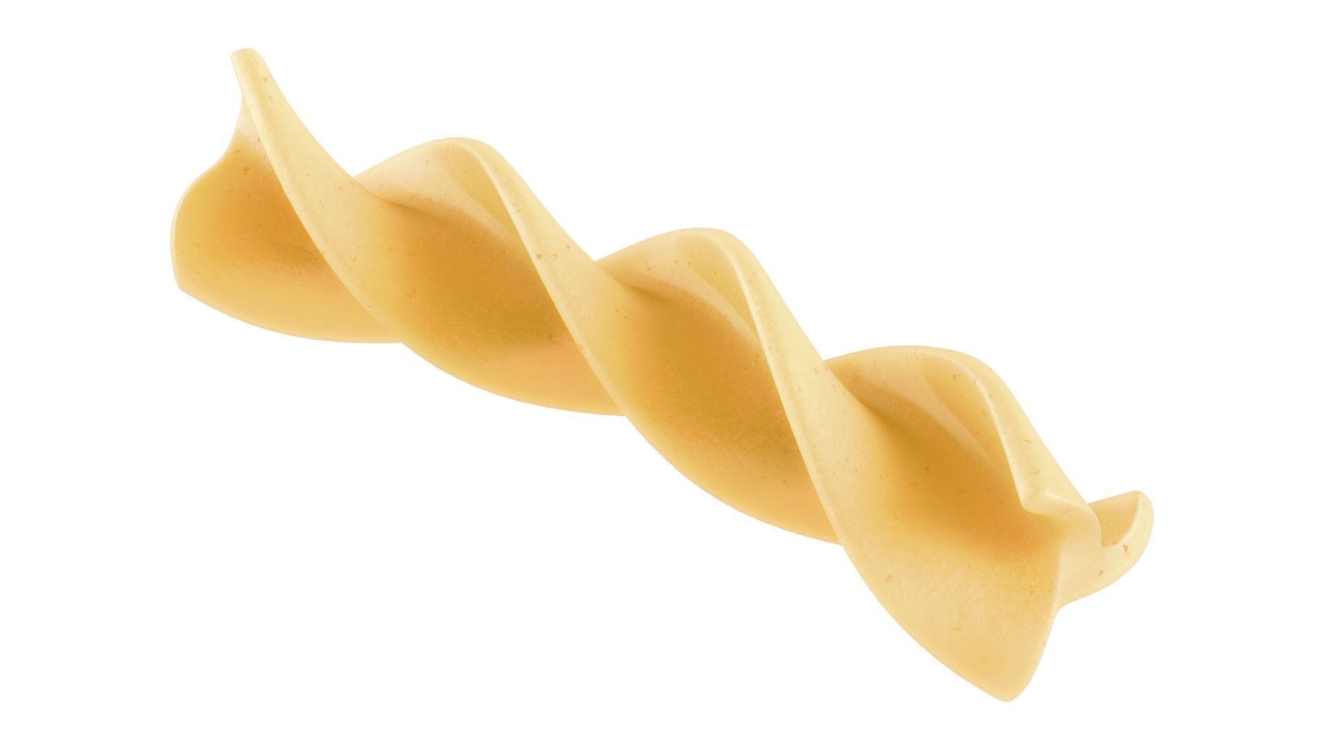 Pasta Small Fusilli macaroni 3D model_1