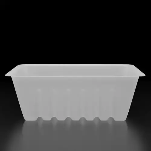 Plastic Food Box 001 3D model