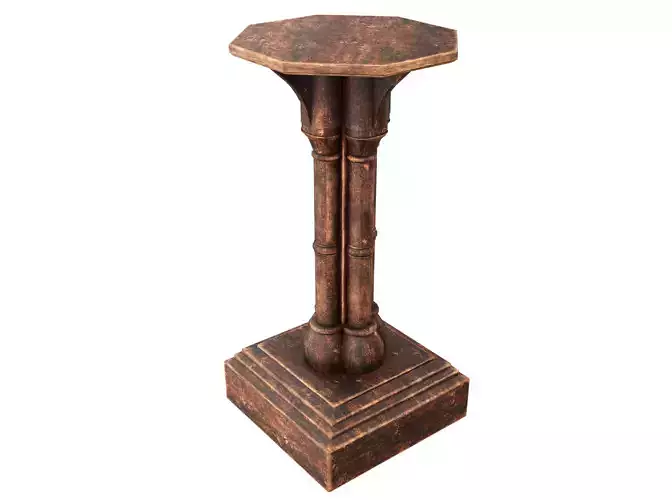 Medieval Table and Banches