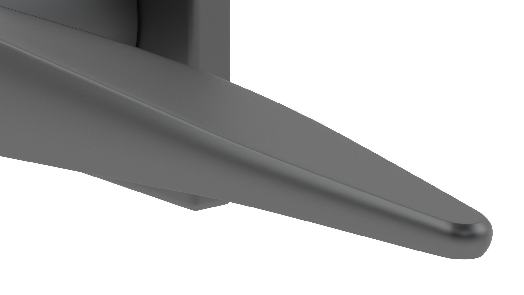 Atlantic Forme Foglia Handle Matt Black  3D model_4