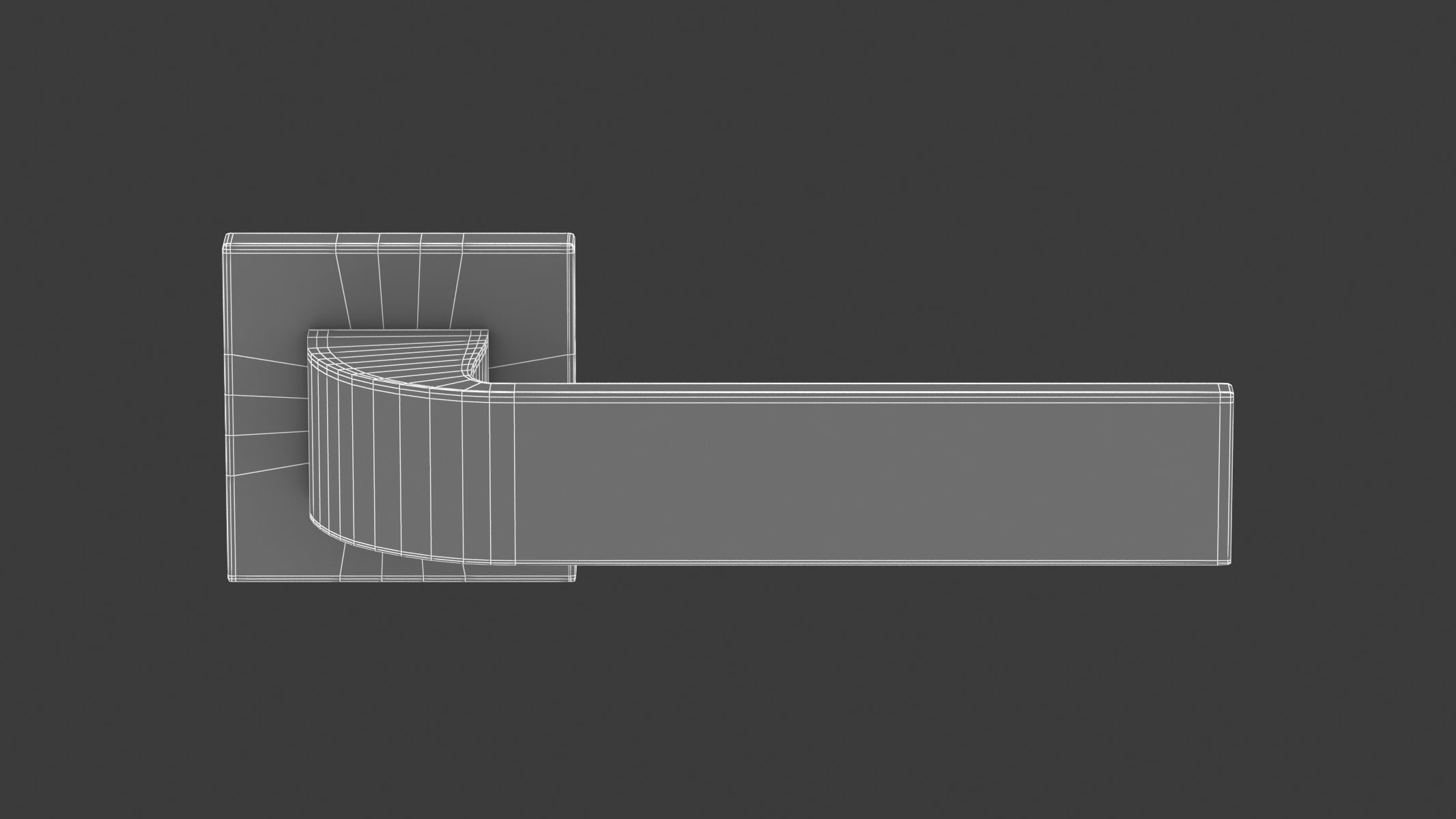 Atlantic Tupai Rapido Curvaline Turis Matt Black  3D model_5