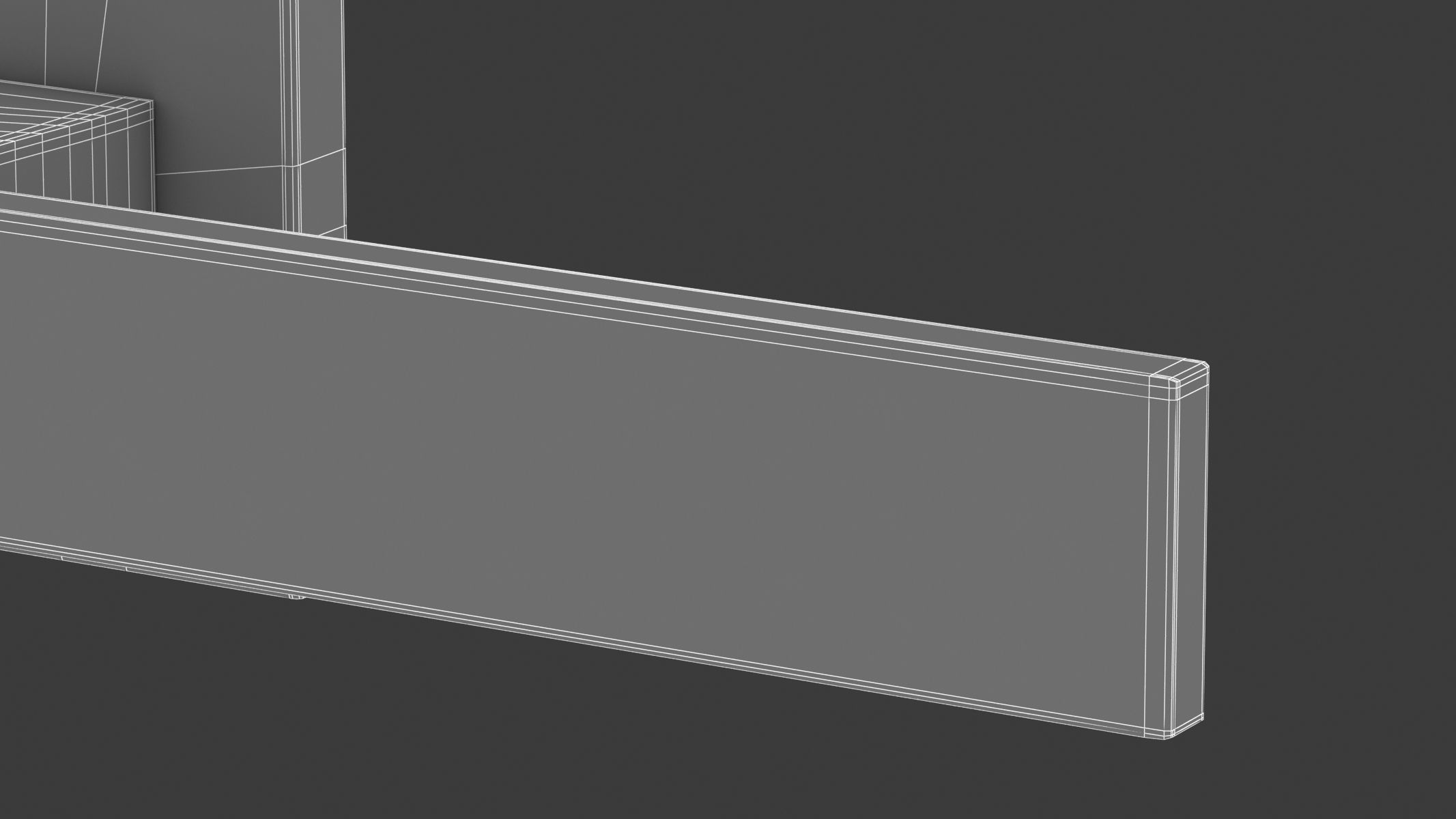 Atlantic Tupai Rapido Curvaline Turis Matt Black  3D model_9