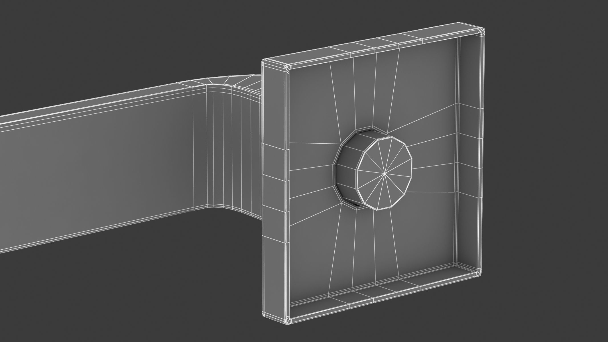 Atlantic Tupai Rapido Curvaline Turis Matt Black  3D model_8
