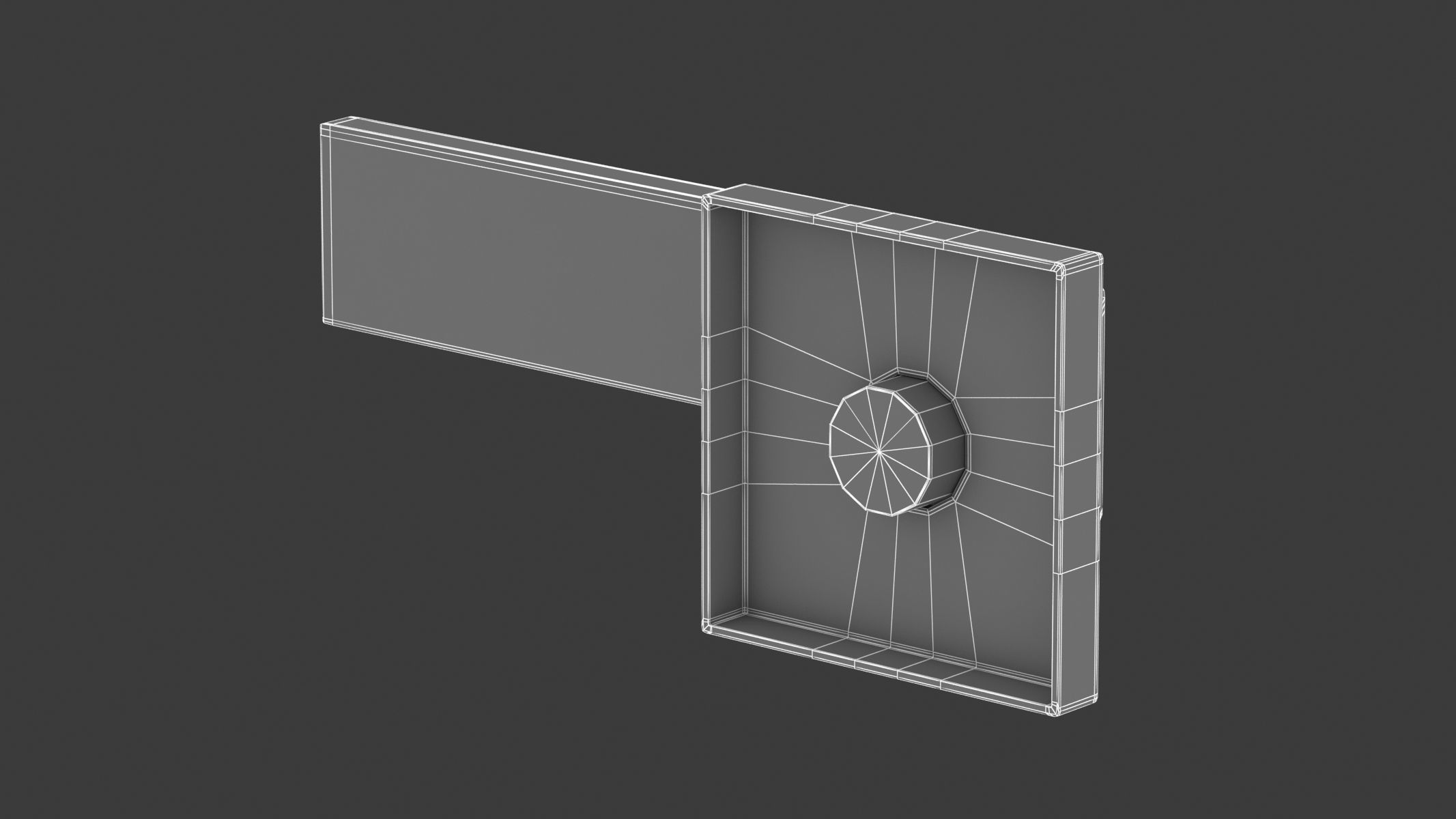 Atlantic Tupai Rapido Curvaline Turis Matt Black  3D model_7