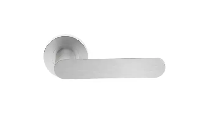 Atlas Lever On Round Rose Door Handle 3D model