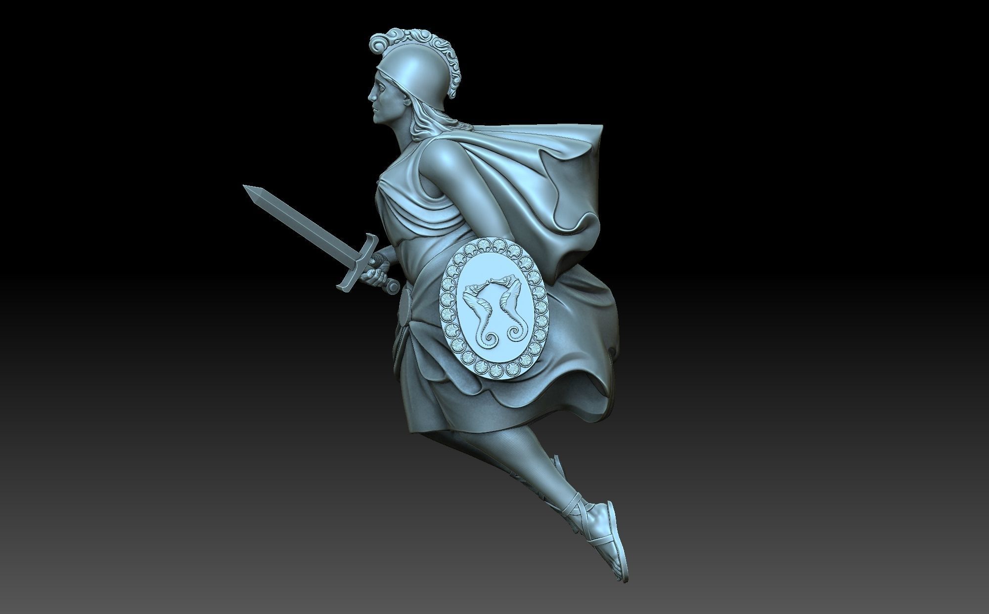 Galyunny figure 3D print model_3