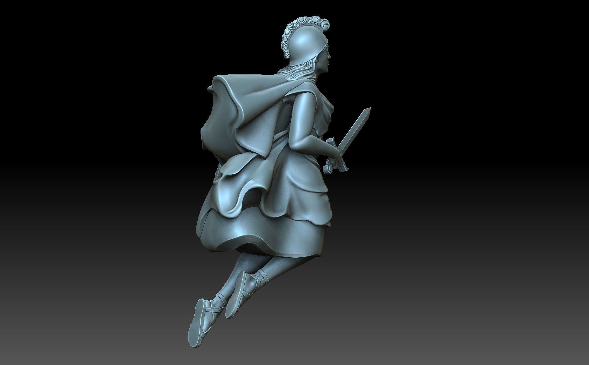 Galyunny figure 3D print model_6