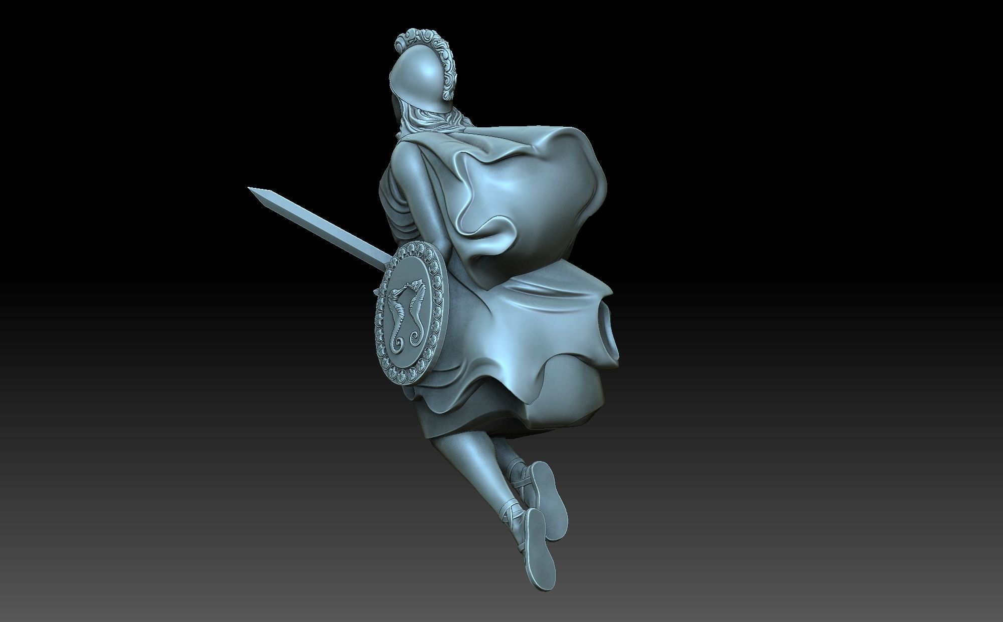 Galyunny figure 3D print model_4