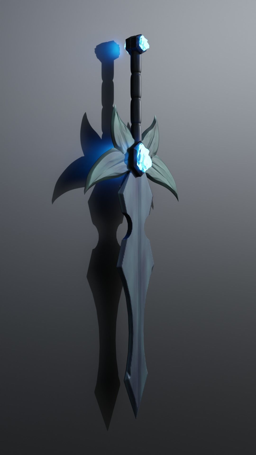 Leaf Sword 3D model_1