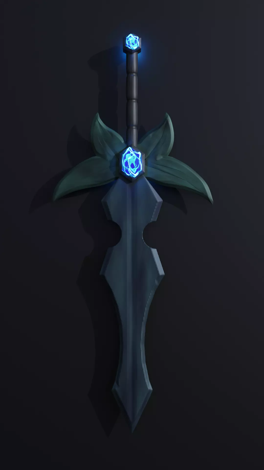 Leaf Sword 3D model_0
