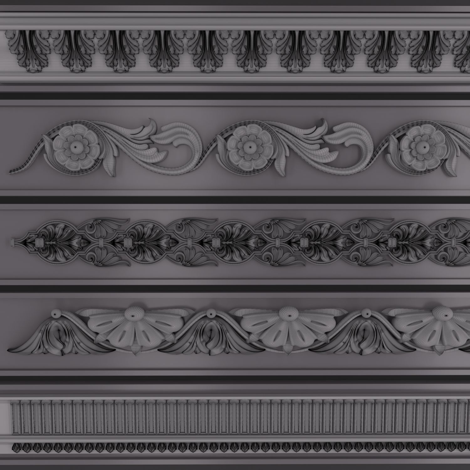 Trim Ornament 115 3D model_1