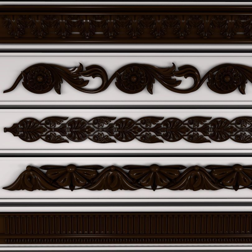 Trim Ornament 115 3D model_3