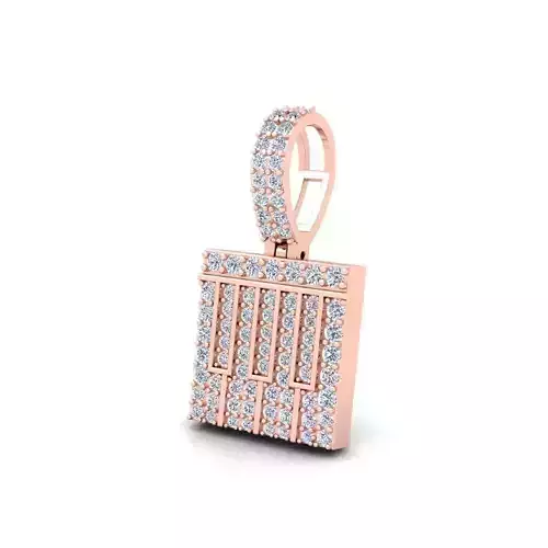 Fancy Small Pendent 3d Model and Render Detail