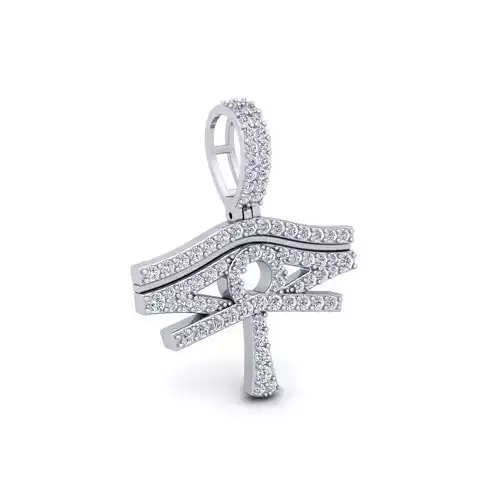 Fancy pandent 3d model render detaqil