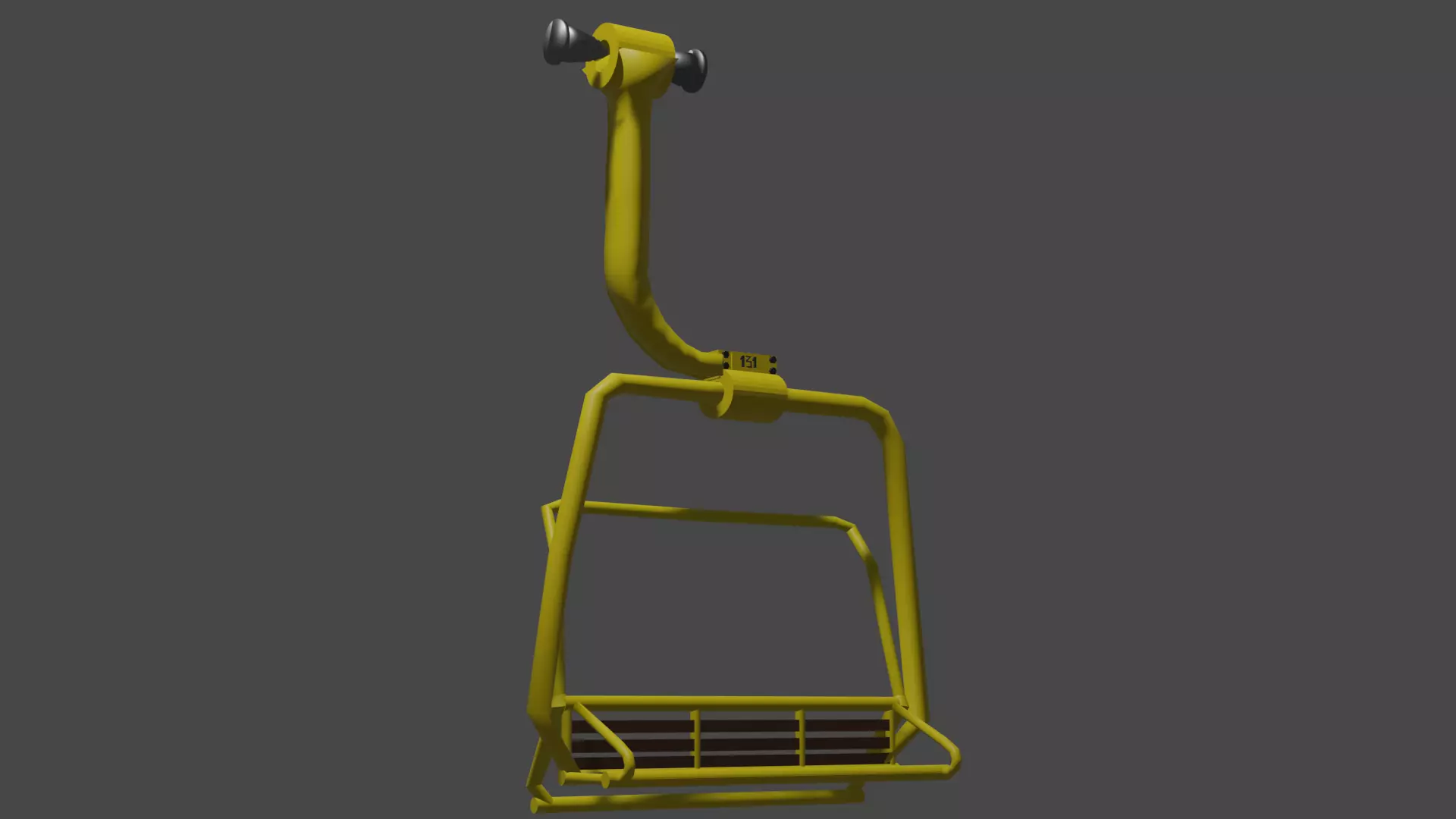 Mountain Climber Sky Lift Free low-poly 3D model