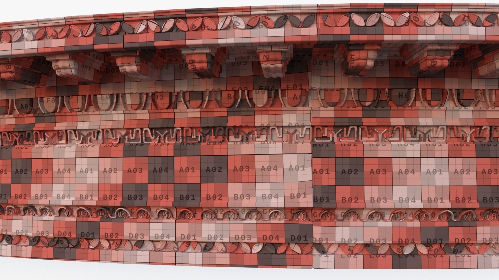 Ornament Wall 0001 3D model_16