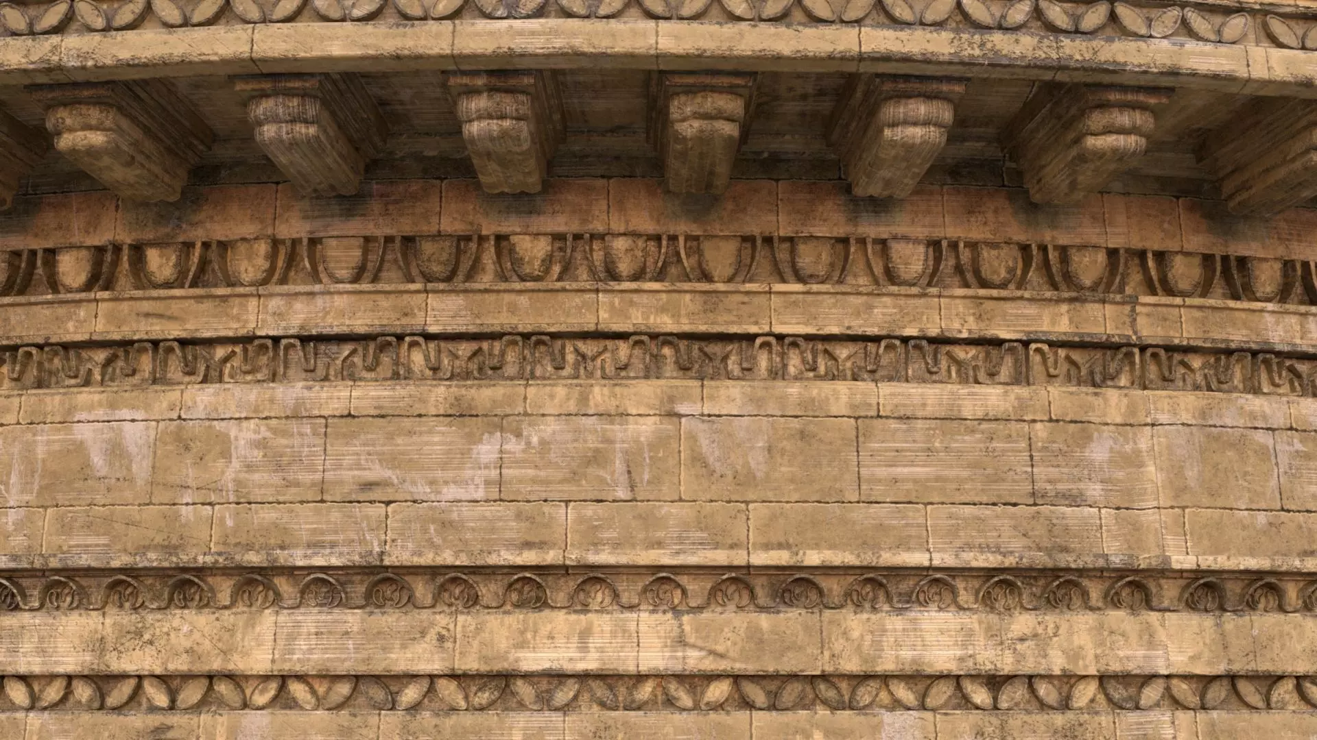 Ornament Wall 0001 3D model_0