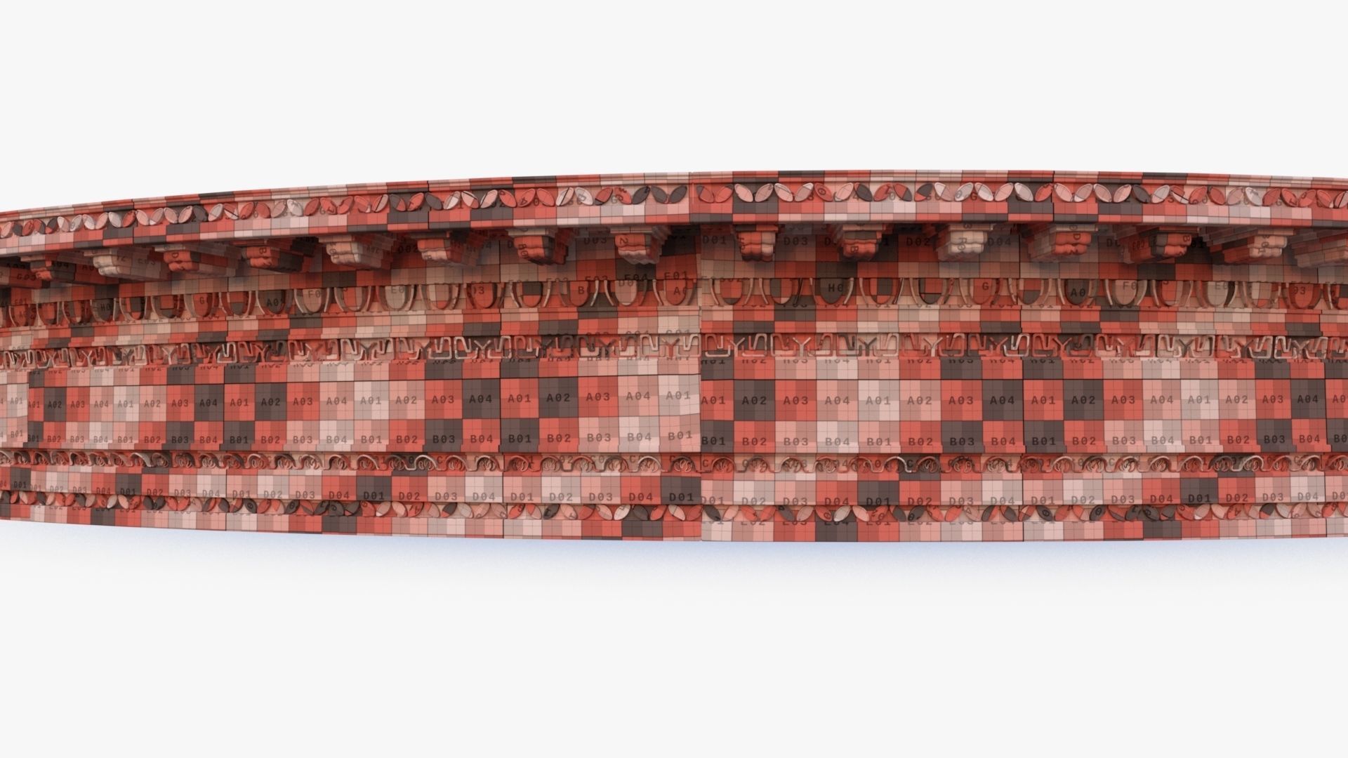 Ornament Wall 0001 3D model_15