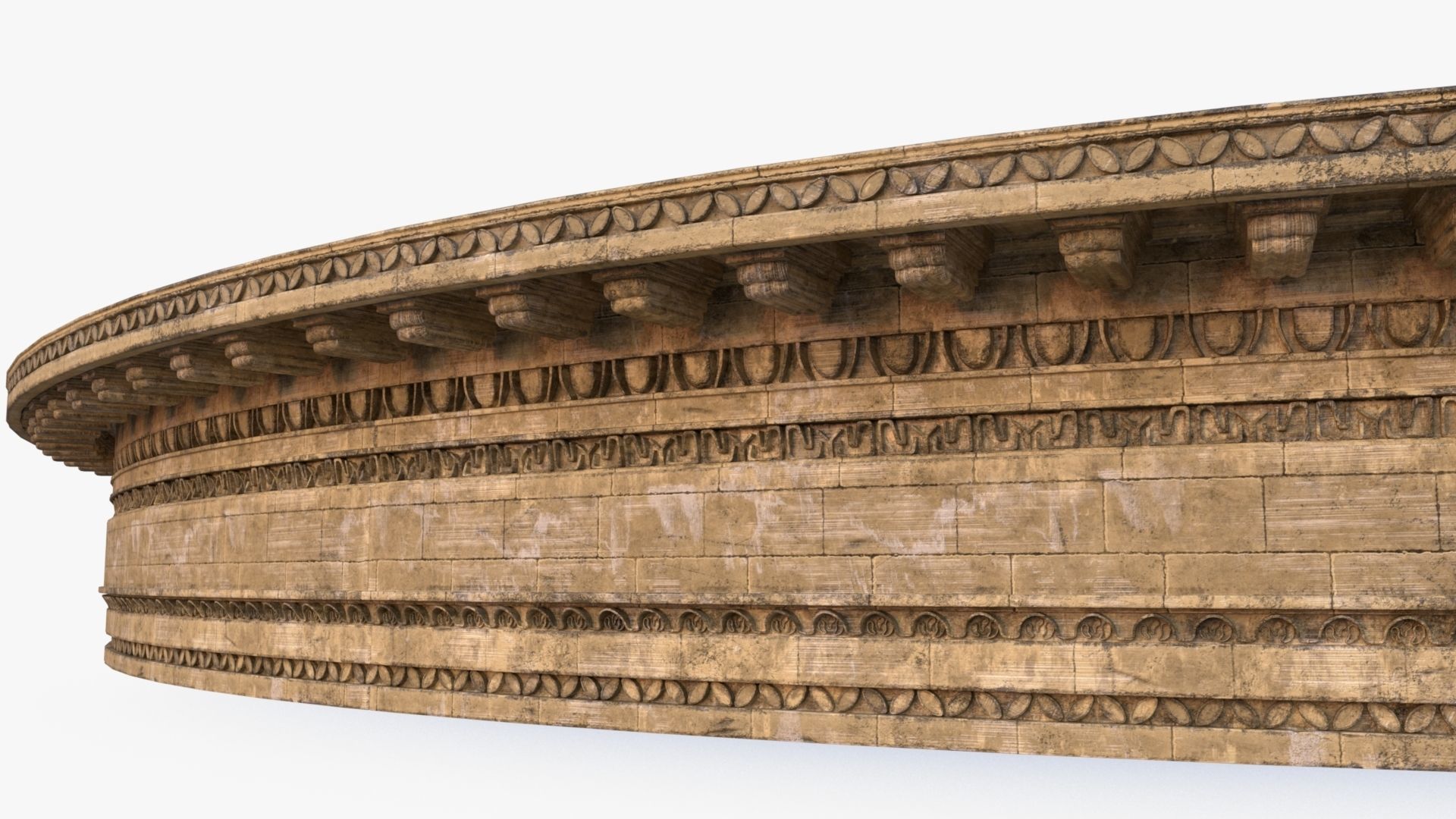 Ornament Wall 0001 3D model_7