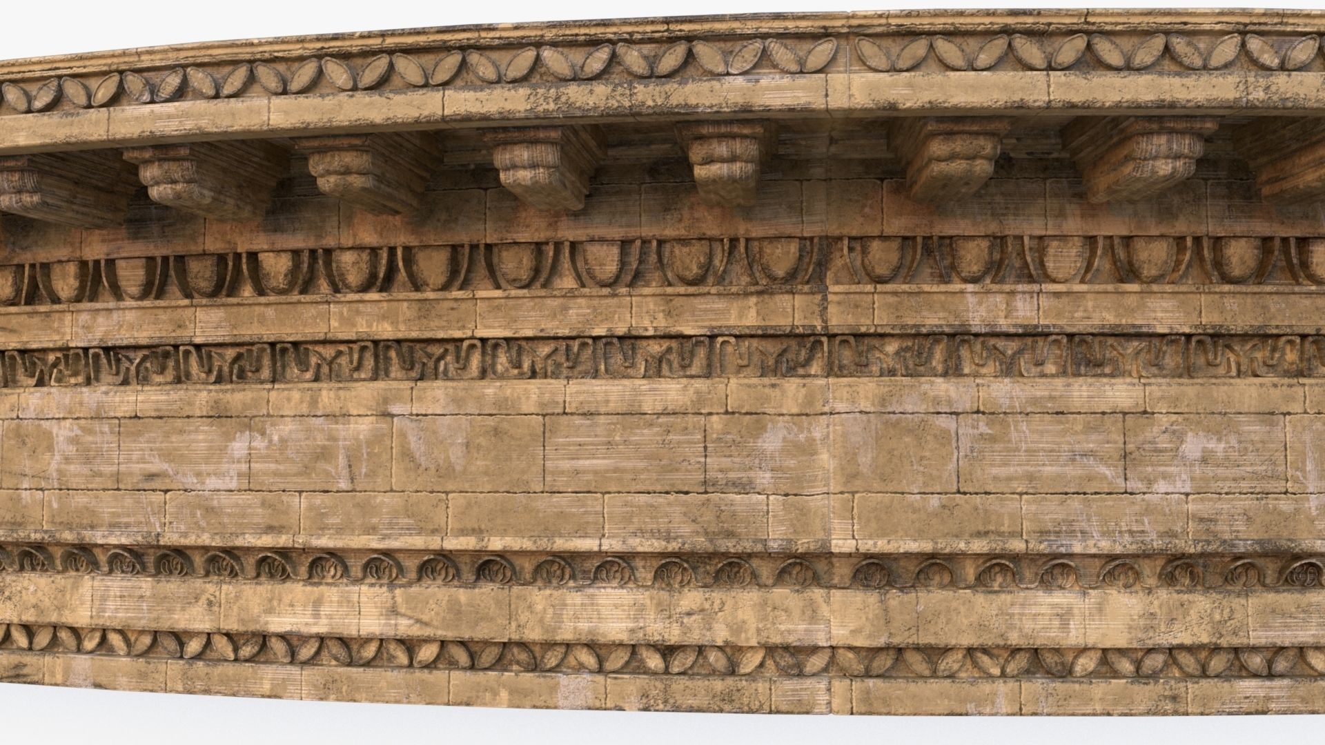 Ornament Wall 0001 3D model_4