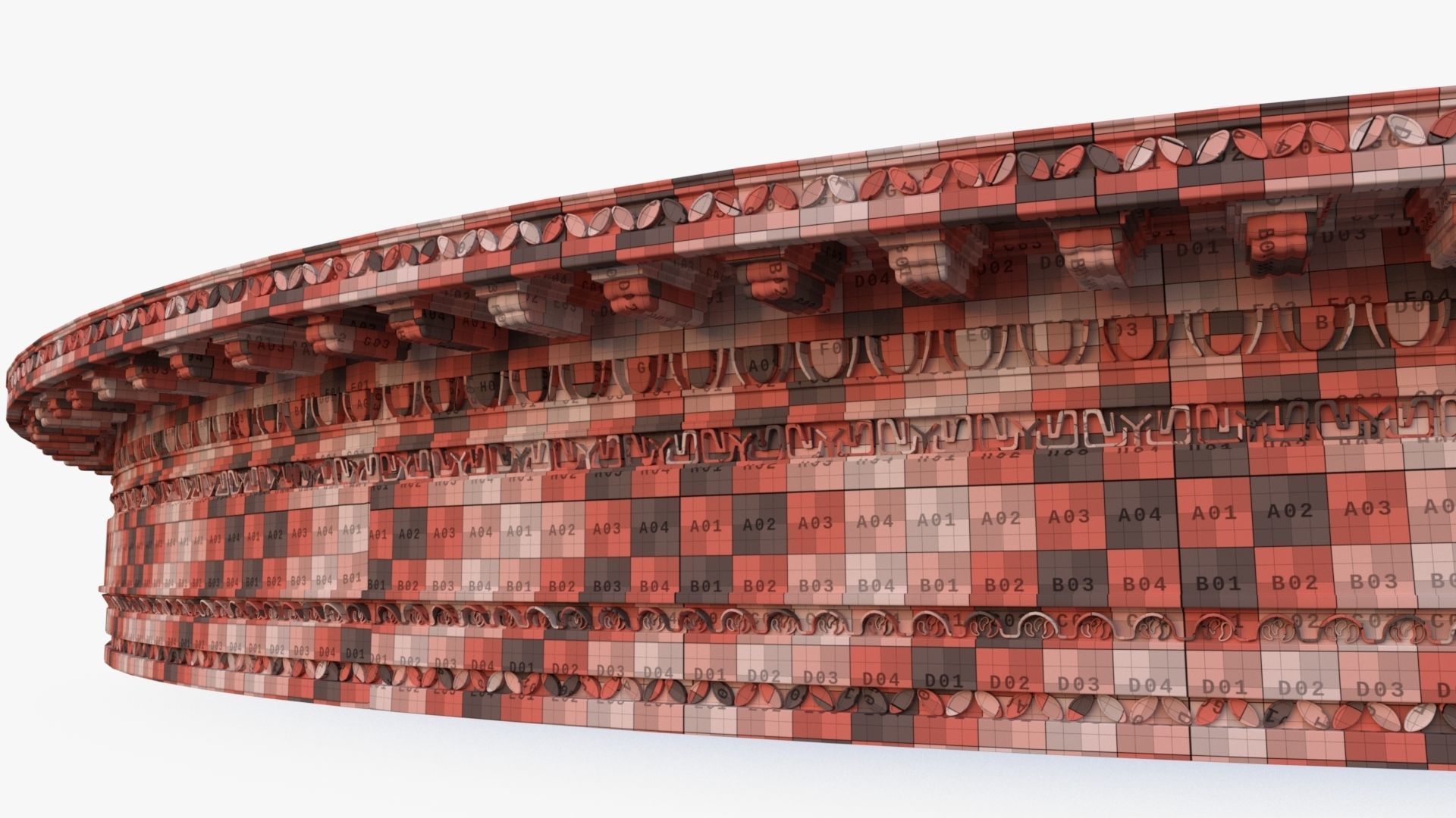 Ornament Wall 0001 3D model_17