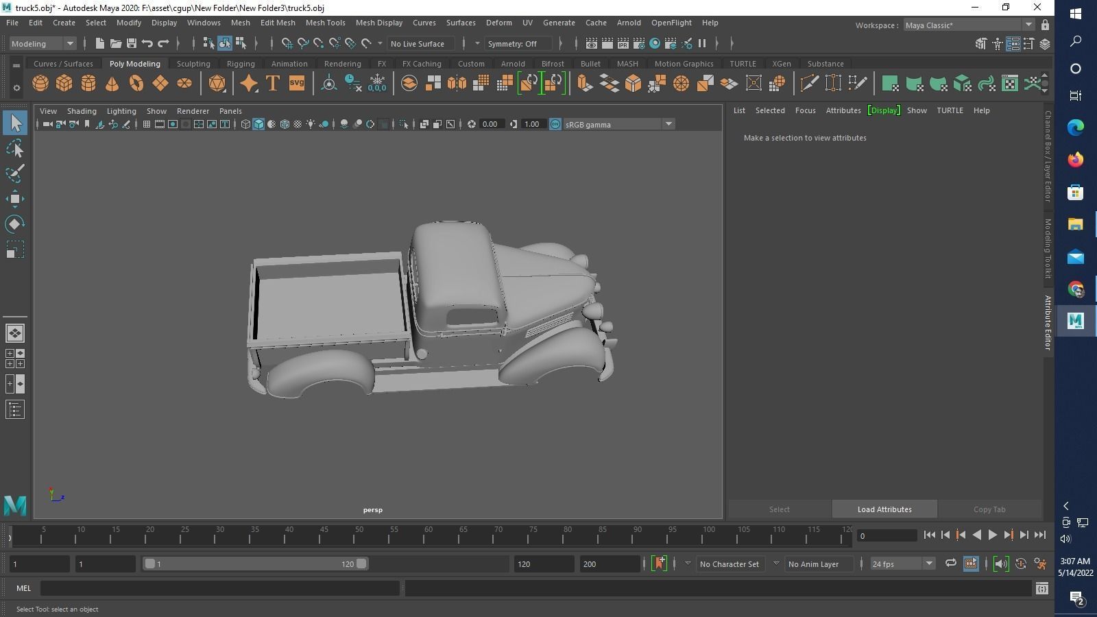 1938 Chevrolet Pickup 3D print model_13