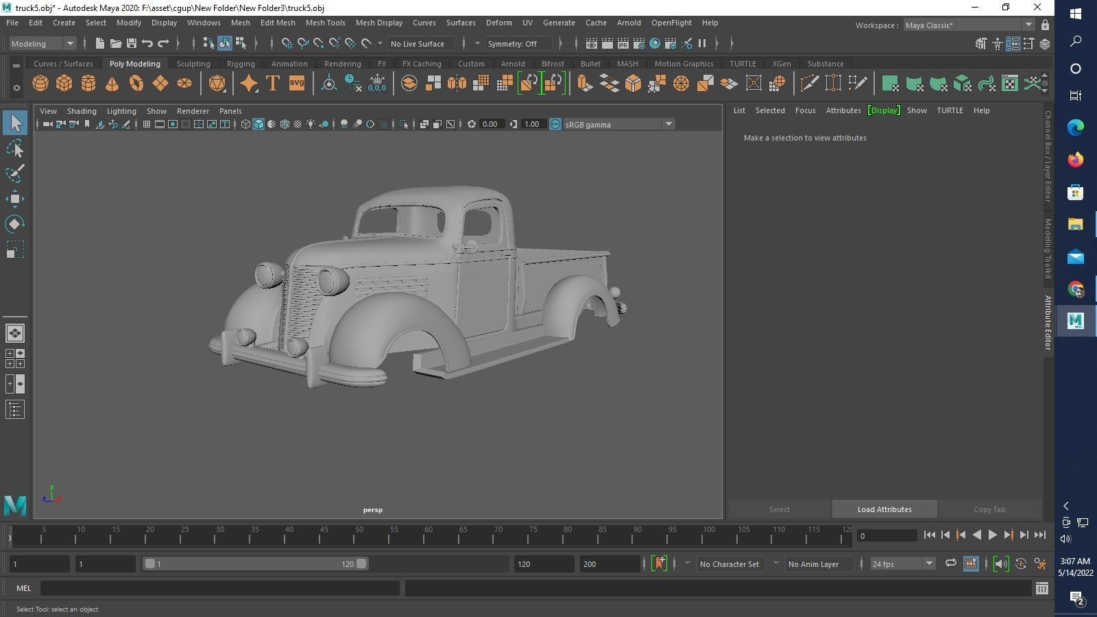 1938 Chevrolet Pickup 3D print model_17